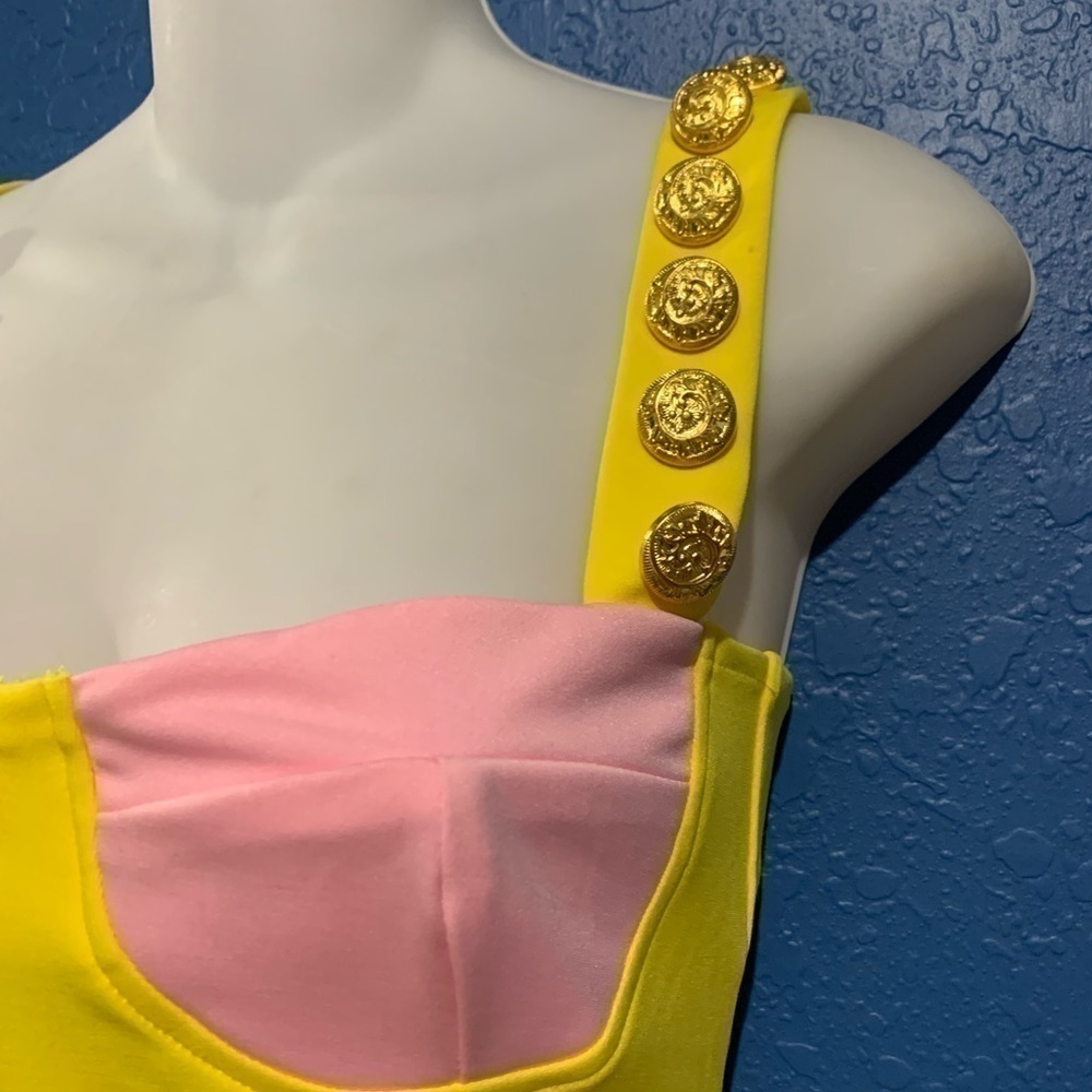 Yellow dress size S - Picture 2 of 4
